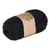 Xenos Garen-Garen katoen - zwart - 50 gram - 125 meter