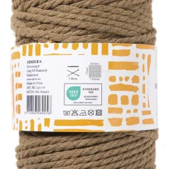 Xenos Garen-Garen macramé - beige - 500 gram - 100 meter