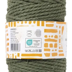 Xenos Garen-Garen macramé - groen - 500 gram - 100 meter