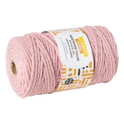 Xenos Garen-Garen macramé - roze - 500 gram - 100 meter