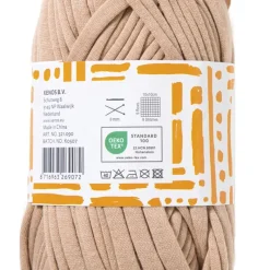 Xenos Garen-Garen t-shirt - beige - 100 gram - 29 meter