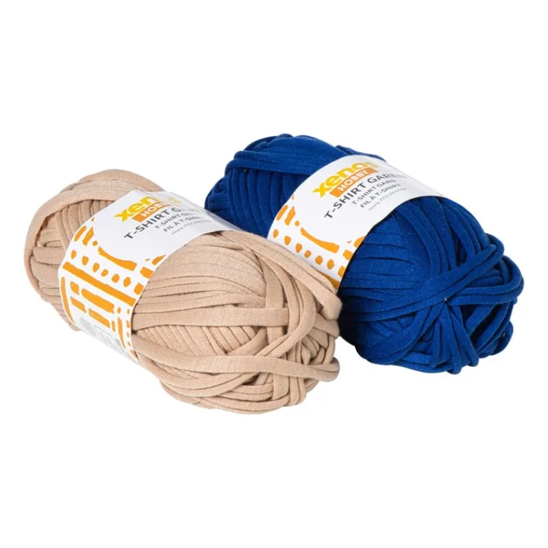 Xenos Garen-Garen t-shirt - blauw - 100 gram - 29 meter