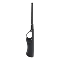 Xenos Barbecue|Keukengerei-Gasaansteker extra lang - zwart - 27 cm