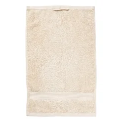Xenos Badtextiel|Badkamer Accessoires-Gastendoekje - beige - 30x50 cm
