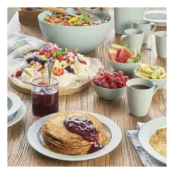 GastroMax Buitenservies|Kinderservies-schaal bio - lichtblauw - ø25x11 cm