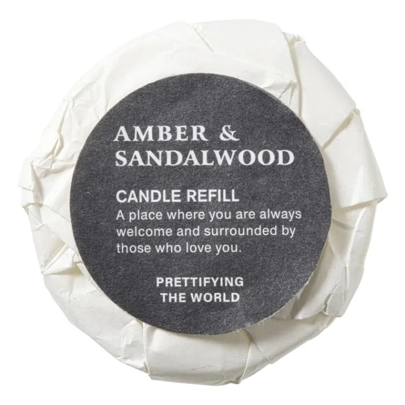 Xenos Geurkaarsen|Geurkaarsen-Geurkaars met refill - amber & sandalwood