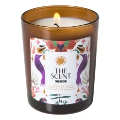 Xenos Kerstcadeaus|Geurstokjes-Geurkaars The Scent - ø9.5x7.9 cm