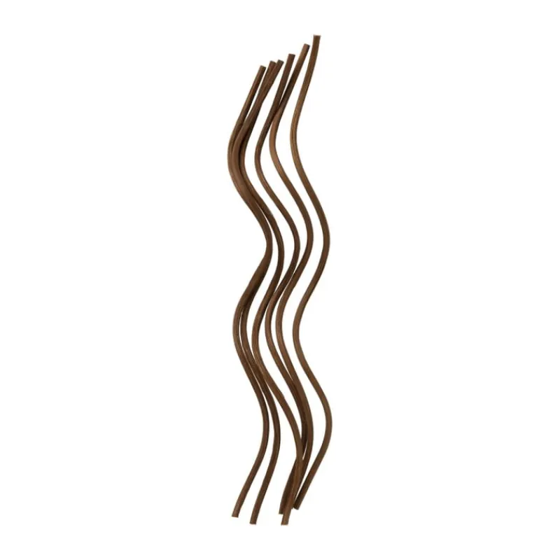 Xenos Geurstokjes-Geurstokjes swirl - bruin - set van 6