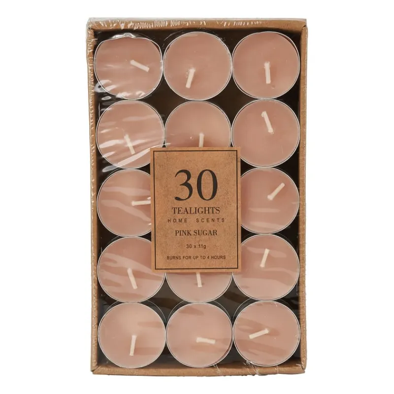 Xenos Geurkaarsen|Geurkaarsen-Geurtheelichten - pink sugar - set van 30