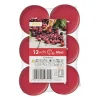 Coolmax Geurkaarsen|Geurkaarsen-Geurwaxinelichten - cranberry - set van 12
