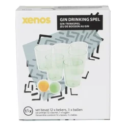 Xenos Spellen-Gin pong - set van 15