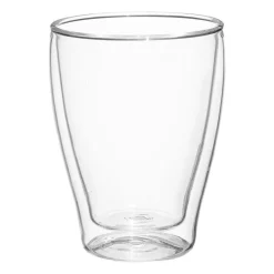 Xenos Koffieglazen|Theeglazen-Glas dubbelwandig taps - groot - 350 ml