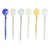 Xenos Lepels-Glazen lepels - set van 6 - 14.8 cm