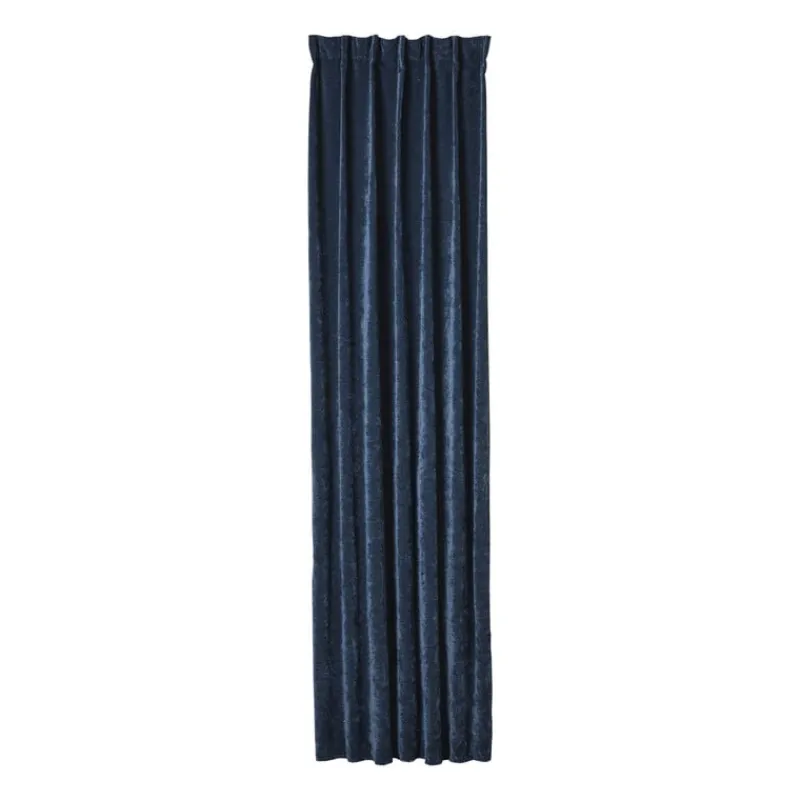 Xenos Rolgordijnen-Gordijn chenille - blauw - 140x250 cm