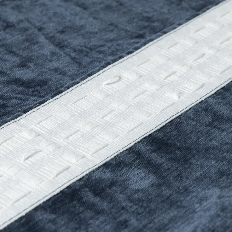 Xenos Rolgordijnen-Gordijn chenille - blauw - 140x250 cm