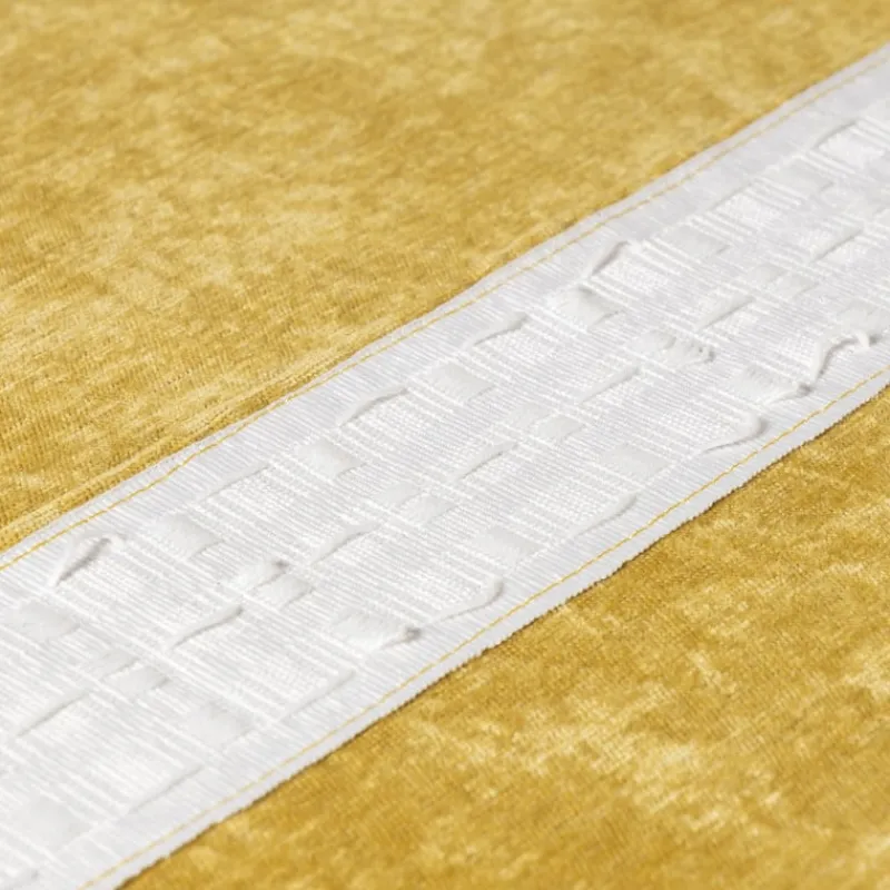 Xenos Rolgordijnen-Gordijn chenille - geel - 140x250 cm
