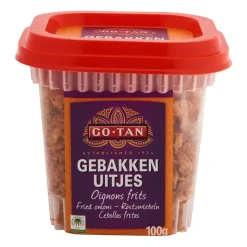 Go Tan Indiase Keuken|Indonesische Keuken-Go-Tan gebakken uitjes - 100 g