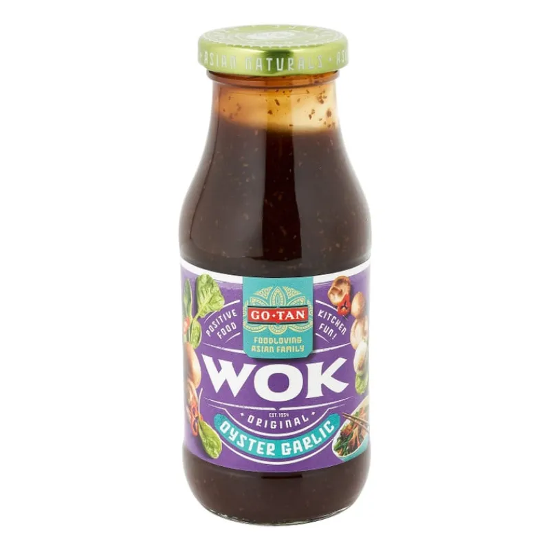 Go Tan Indonesische Keuken|Japanse Keuken-Go-Tan woksaus - oyster garlic - 240 ml