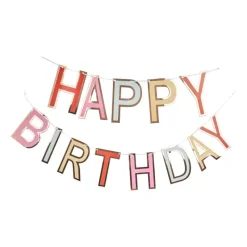 Xenos Slingers|Kinderfeestjes-Guirlande happy b'day - 2,5 meter