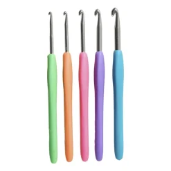 Xenos Haaknaalden-Haaknaalden - multikleur - set van 5