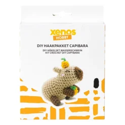 Xenos Haakpakketten-Haakpakket capibara DIY - bruin