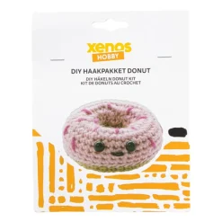 Xenos Haakpakketten-Haakpakket donut DIY - roze