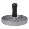 Xenos Barbecue|Keukengerei-Hamburger pers - zilverkleurig - aluminium - ø9.5x12 cm