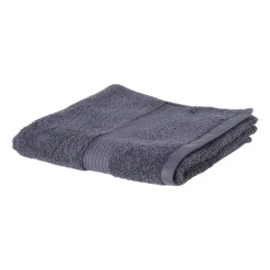 Xenos Badtextiel|Badkamer Accessoires-Handdoek - grijs - 50x100 cm