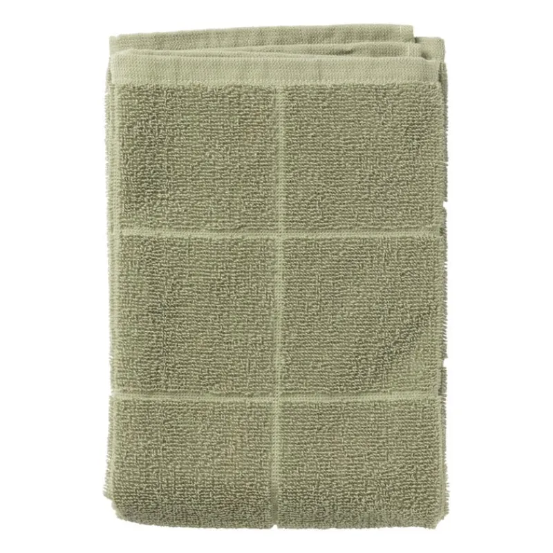 Xenos Thee- En Keukendoeken-Handdoek - groen - 50x50 cm