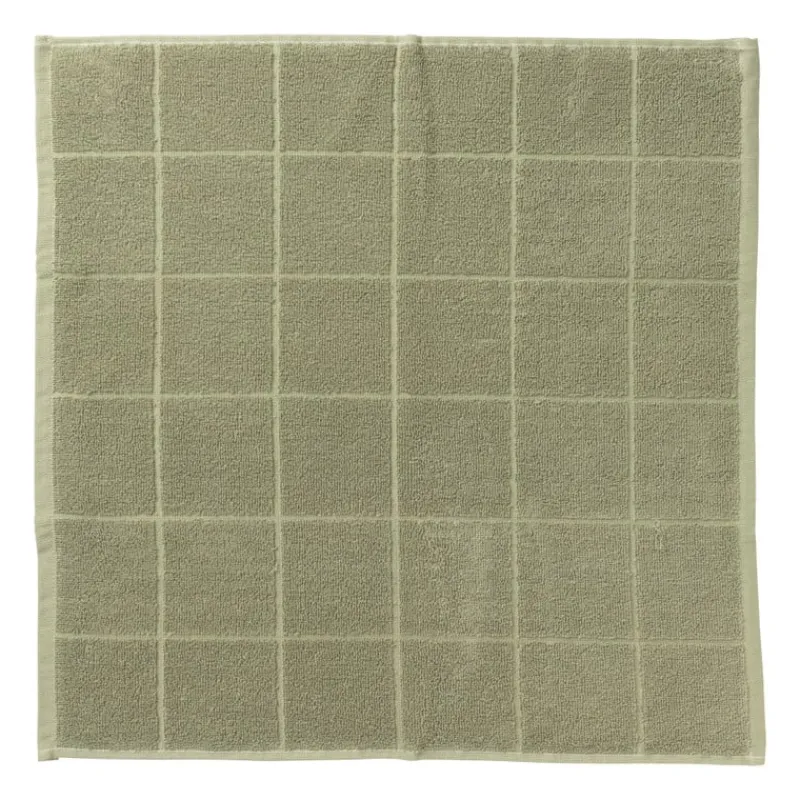 Xenos Thee- En Keukendoeken-Handdoek - groen - 50x50 cm