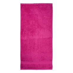 Xenos Badtextiel|Badkamer Accessoires-Handdoek - roze - 50x100 cm
