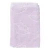 Xenos Thee- En Keukendoeken-Handdoek lippen - lila/wit - 50x50 cm