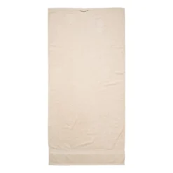 Xenos Badtextiel|Badkamer Accessoires-Handdoek XL - beige - 70x140 cm