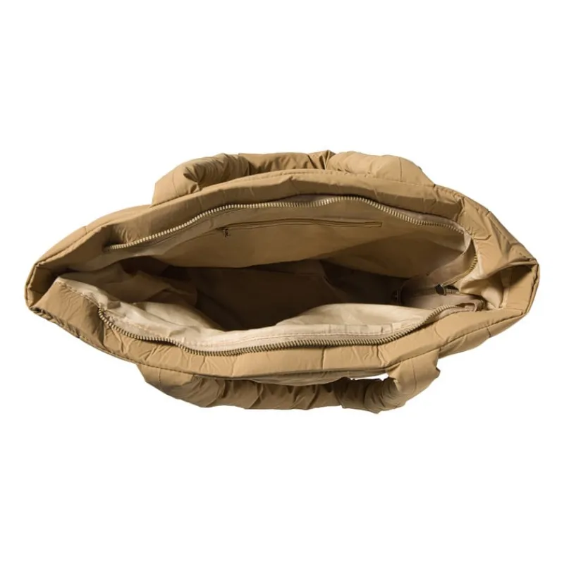 Xenos Kerstcadeaus-Handtas - beige - 40x30x13 cm