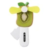 Xenos Strandaccessoires|Ventilatoren-Handventilator kiwi - kunststof - 13.5x7 cm