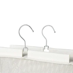 Xenos Schoenenrek|Opbergsystemen-Hang organiser met 10 vakken - wit - 125x15x30 cm