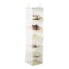 Xenos Opbergsystemen|Schoenenrek-Hang organiser met 6 vakken - wit - 125x30x30 cm