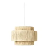 Xenos Hanglampen-Hanglamp riet etages - ø40x27 cm