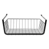 Xenos Opbergbakken-Hangmand voor onder plank - zwart - 36x25x13 cm