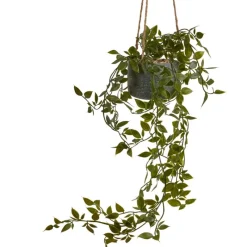 Xenos Kunstplanten-Hangplant in pot - 55 cm