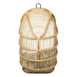 Xenos Hangstoelen-Hangstoel Aqua - naturel - 70x60x124 cm