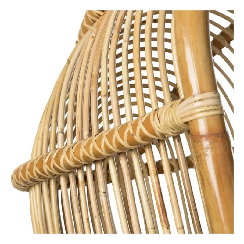 Xenos Hangstoelen-Hangstoel Aqua - naturel - 70x60x124 cm