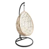 Xenos Hangstoelen-Hangstoel swing met standaard - naturel - ø104x200 cm