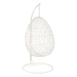 Xenos Hangstoelen-Hangstoel swing met standaard - wit - ø104x200 cm