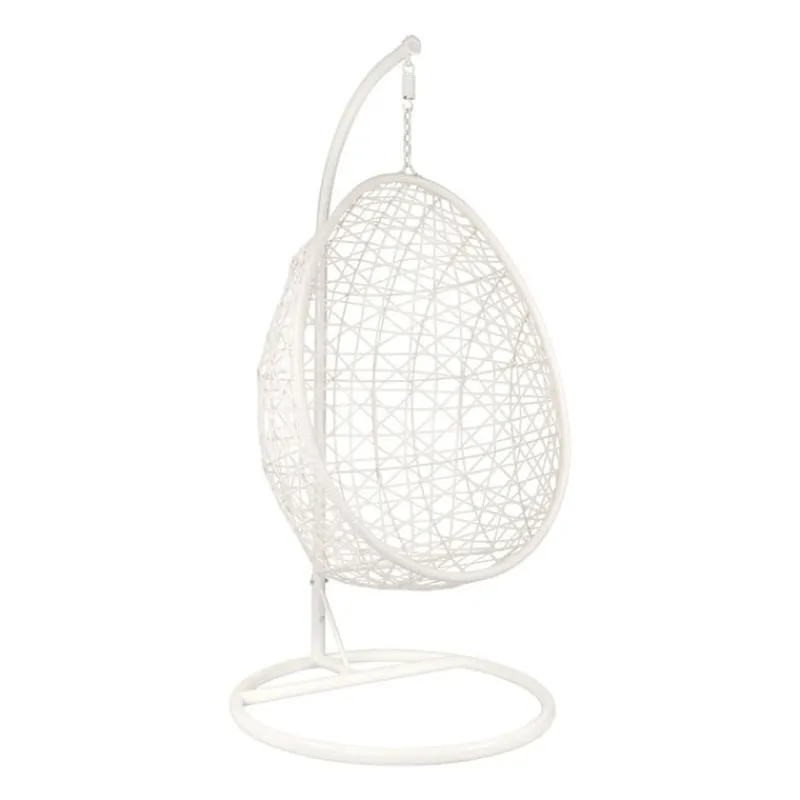 Xenos Hangstoelen-Hangstoel swing met standaard - wit - ø104x200 cm