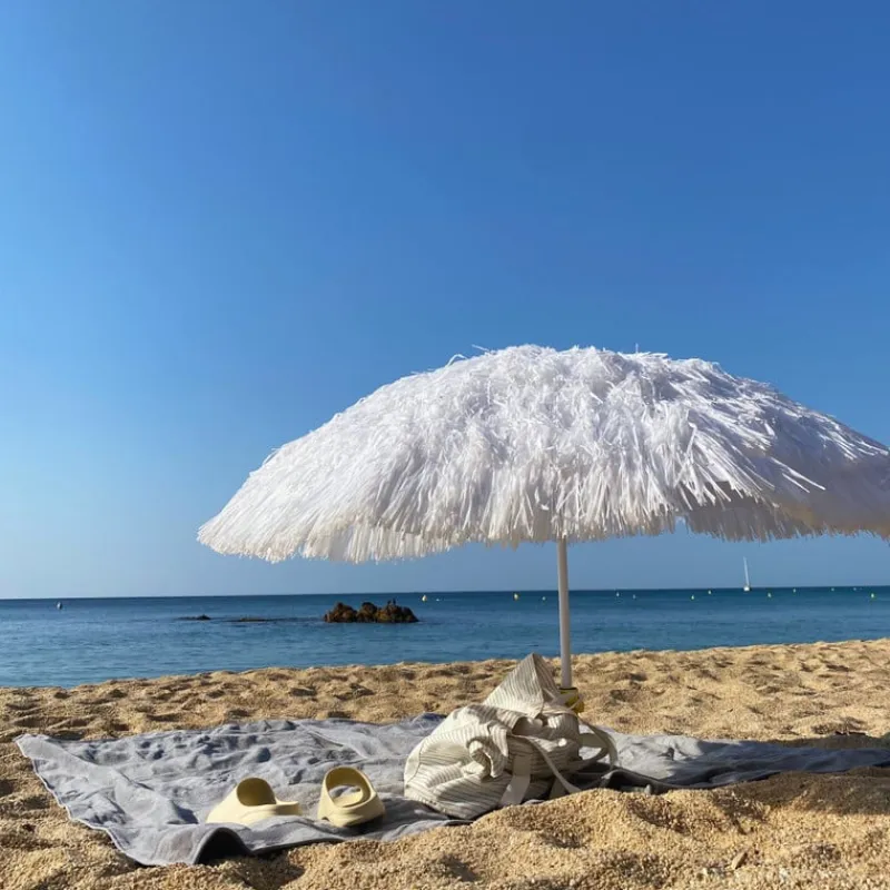 Xenos Parasols|Strandaccessoires-Hawaii parasol - wit - ø180 cm
