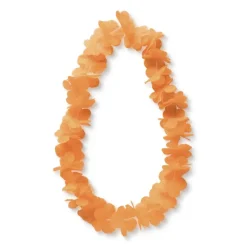 Xenos Verkleedaccessoires-Hawaii slinger - 115 cm - oranje