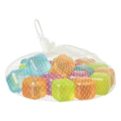 Xenos Keukengerei-Herbruikbare ijsblokjes - multikleur - set van 20