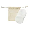 Xenos Badkamer Accessoires-Herbruikbare wattenschijfjes - 6 stuks - ø8 cm