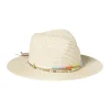 Xenos Festivals-Hoed met kralen - beige/multikleur